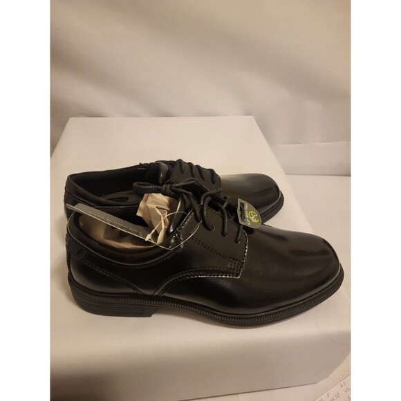 Nunn Bush Oxford  Dress Shoe Mens 8XW Extra Wide Plain Toe Black Leather